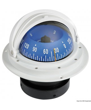 Compass 4" RIVIERA dôme de protection rose bleu boitier blanc rose frontale